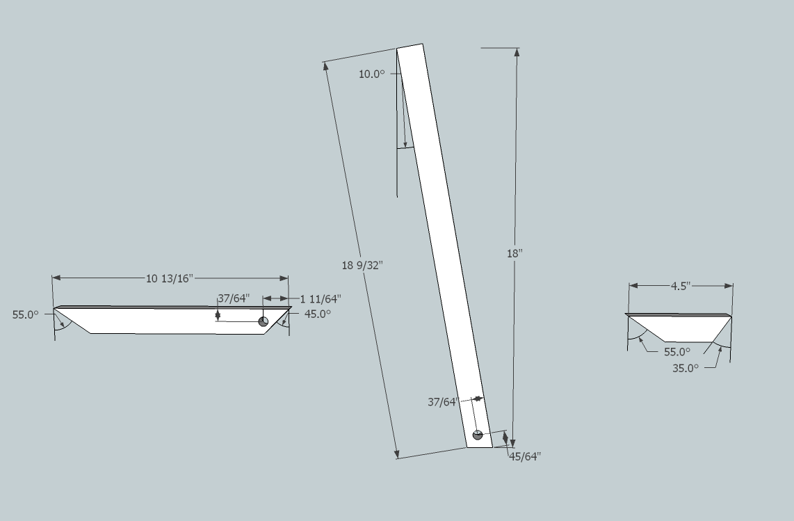 Leg assembly diagram
