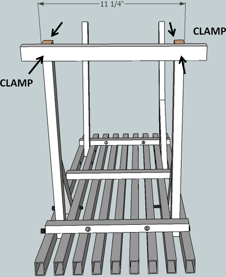 Leg clamp setup