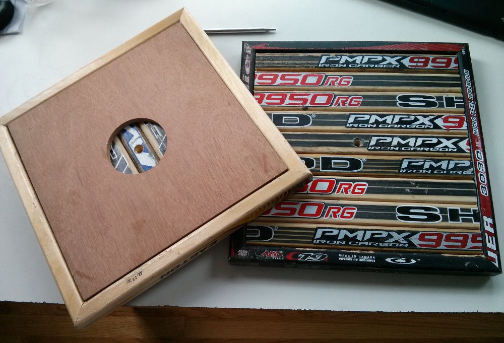 Finished clocks front and back